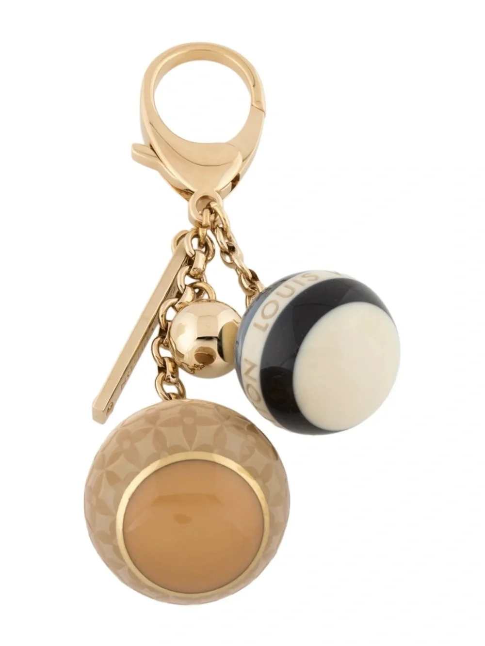 Louis Vuitton Mini Lin Croisette Bag Charm.